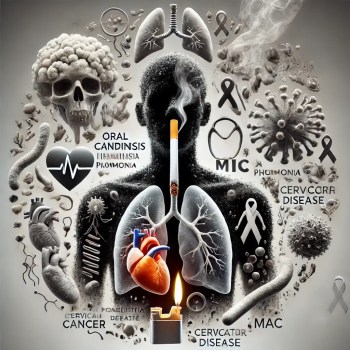 Tabagismo e HIV  Impacto do Tabagismo em Pessoas com HIV lazy placeholder